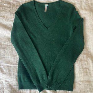 Aqua 100% Cashmere V Neck Sweater